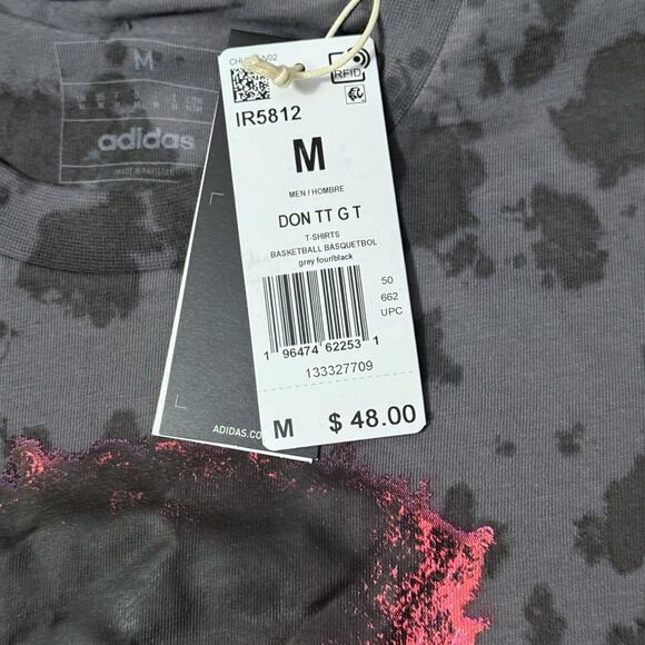 Adidas Donovan Mitchell Tunnel Graphic Shirt Medium NWT IR5812 - Picture 5 of 8